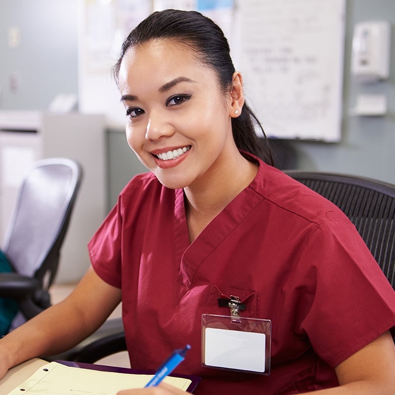 happy nurse