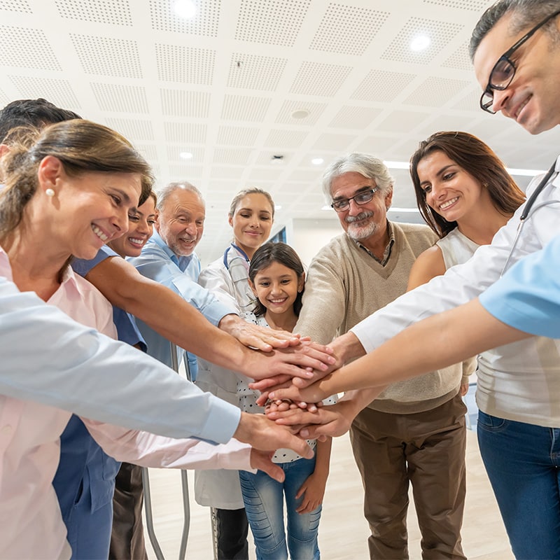 team work with patients