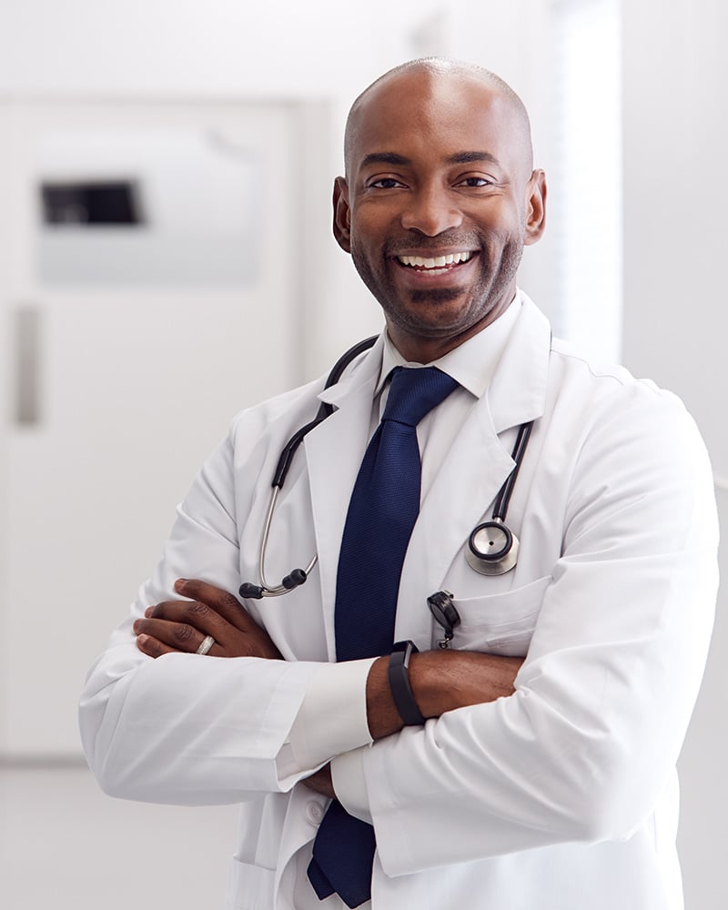 portrait of medical expert